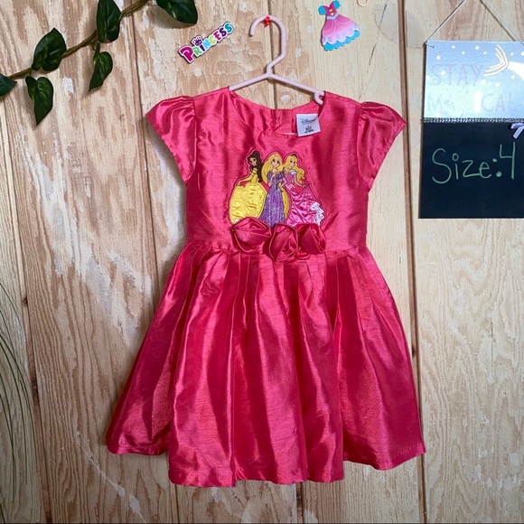 Disney Other - Disney Store Kid Pink Princess Dress Size 4